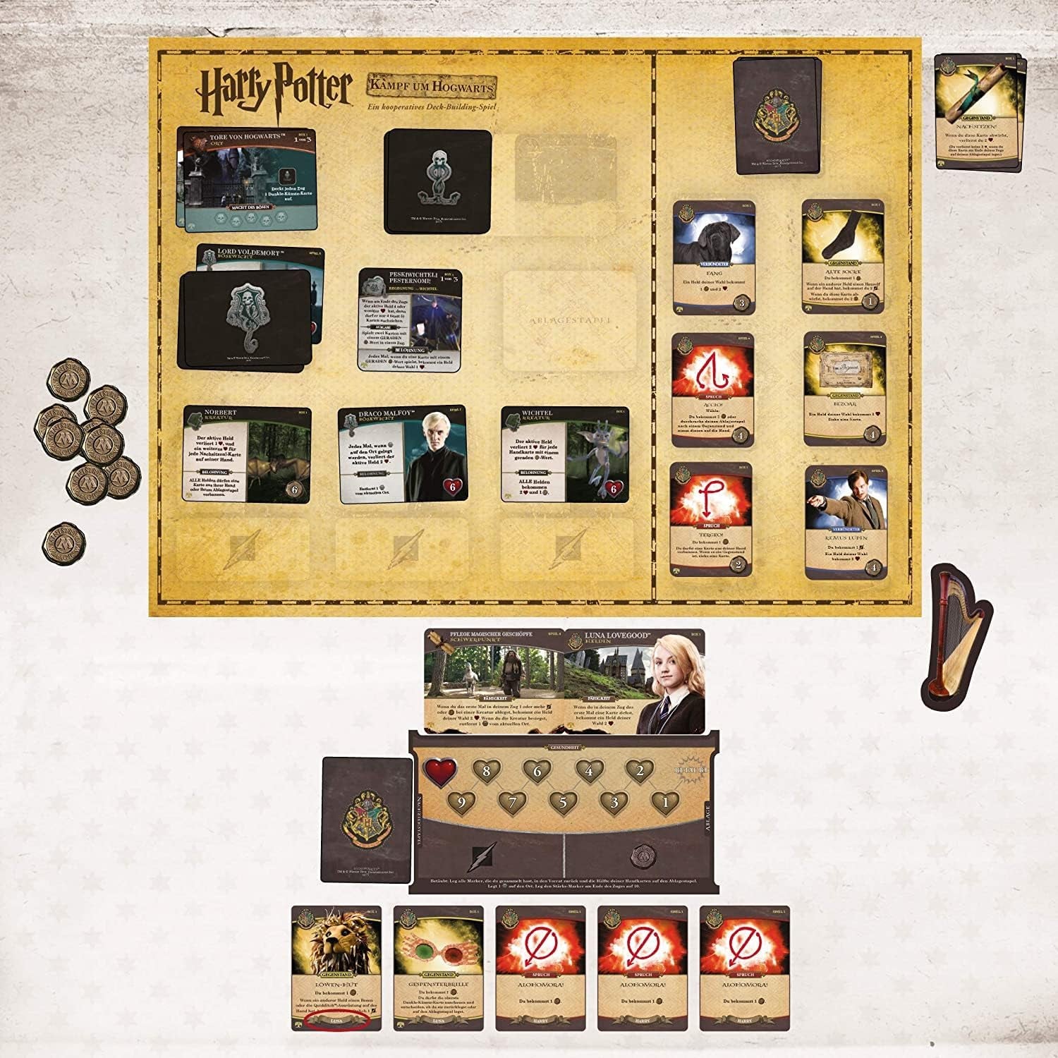 Kosmos 680671 Harry Potter Battle for Hogwarts Erweiterung – Monster Box – Harry Potter Battle for Hogwarts Spielerweiterung für 2–4 Spieler ab 11 Jahren