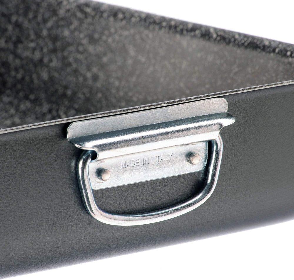 Alluflon Tradition Italy Lasagneform, Aluminium, schwarz, 35 x 25 cm Backformen und Tabletts Naty Shop