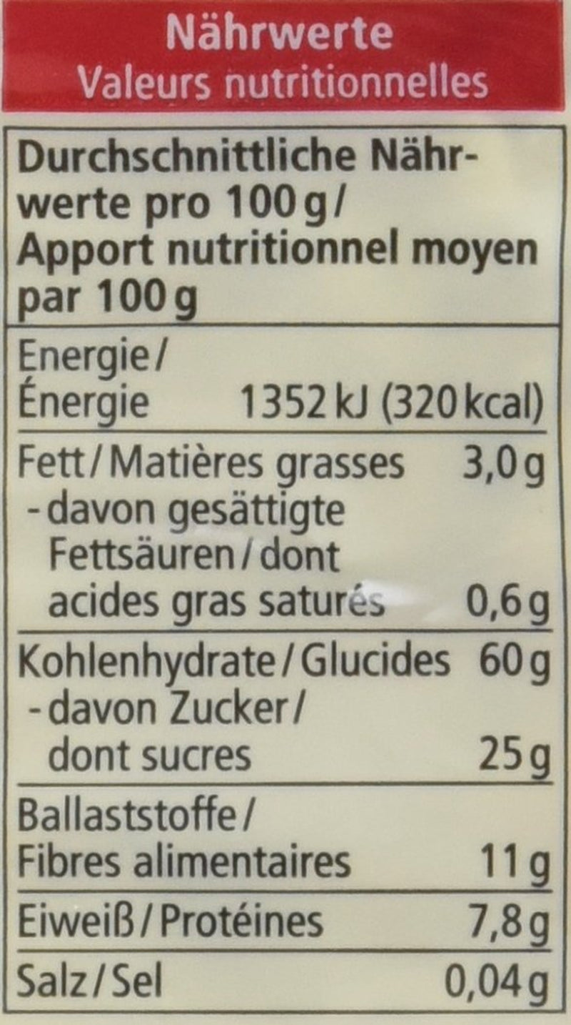 Müsli mit Bio-Früchten, 750g