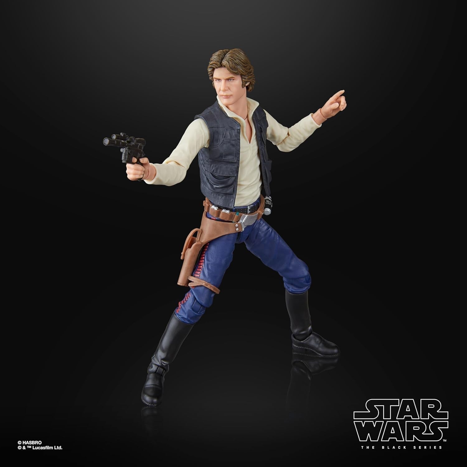 Star Wars The Black Series Han Solo, Star Wars: A Hope Premium-Sammel-Actionfigur (15 cm) Actionfiguren Naty Shop