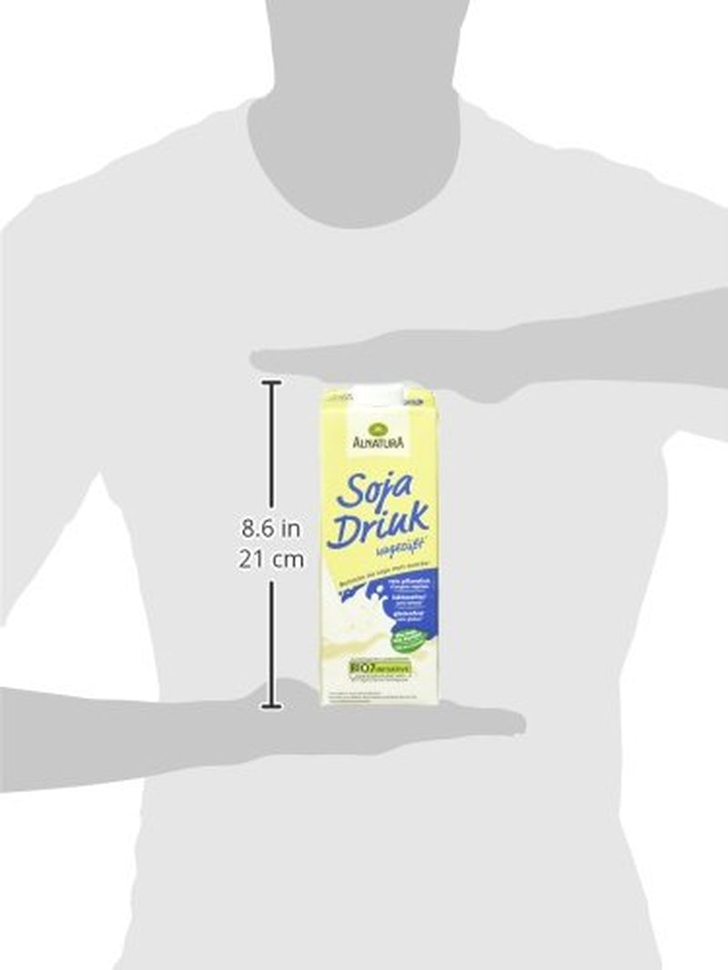 Bio Sojadrink, ungefettet, glutenfrei, laktosefrei, vegan, 8er Pack (8 x 1 kg)