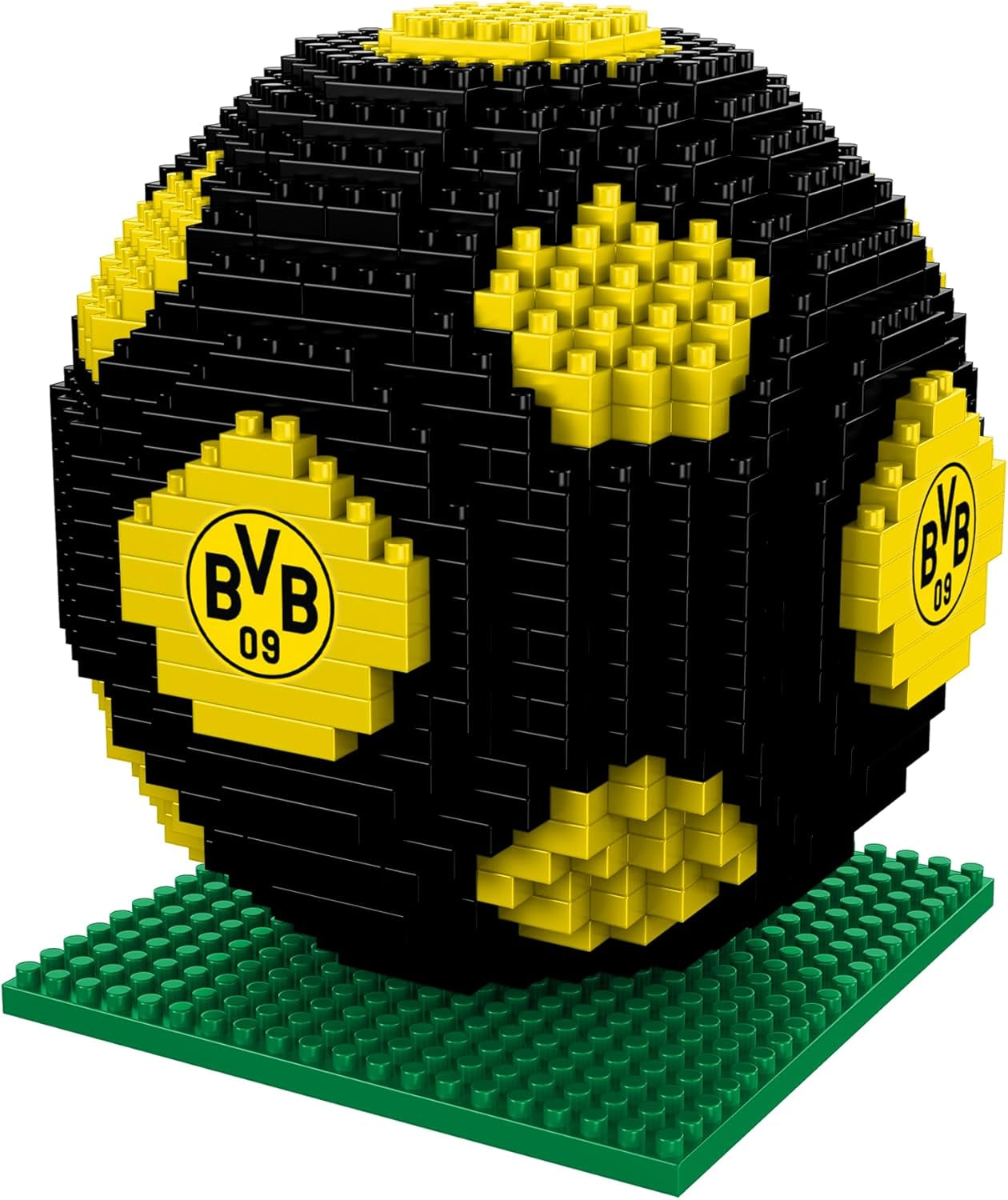 FOCO Offizielles Lizenzprodukt Manchester City FC BRXLZ 3D-Fußball-Konstruktionsspielzeug Modell In alternativer Teamfarbe