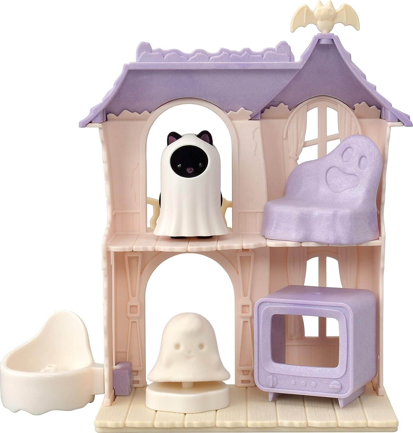 Sylvanian Families 5542 Spooky Haunted House – Puppenhaus-Spielset Puppenhäuser Naty Shop