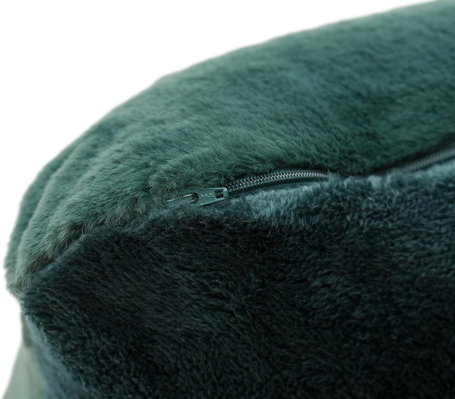 Gözze - Bequemer Kissenbezug, Merino Feeling, 50X50 cm - Dunkelgrüne Betten und Decken Besuchen Sie den Gözze-Store