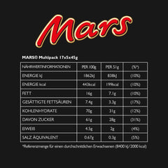 Mars Schokoriegel, Karamell, Schokolade, 1 Packung à 5 Riegel (1 x 225 g)
