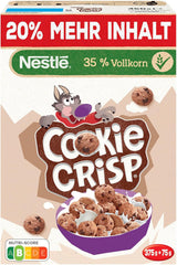 Nestlé Cookie Crisp (+20 %), Vollkorn-Frühstückskeks-Müsli für Kinder, 1er-Pack (1x450g)