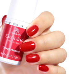Alessandro Striplac Red Paradise UV-Nagellack – Zart und langlebig – Einfache Entfernung dank der Entfernungstechnologie – Vegan und tierversuchsfrei – 8 ml