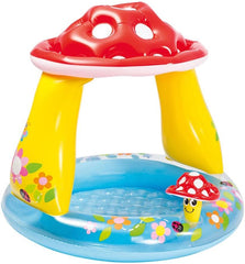 Intex 57114NP – Aufblasbarer Babypool, Pilz, Vinyl, Mehrfarbig, 102 x 89 ​​cm