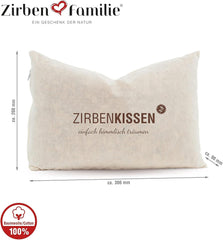 Familie de pin de piatră elvețiană Pernă de pin de piatră elvețiană Simply heavenly dreaming 30X20 cm, lemn, natural, 1 bucată (1 pachet) Perne standard Naty Shop