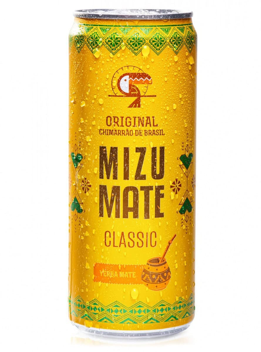 Mizu Mate Classic Ceai Yerba Mate |  | Băutură carbonatată braziliană cu ceai mate | Energie naturală | Cutie de 330 ml