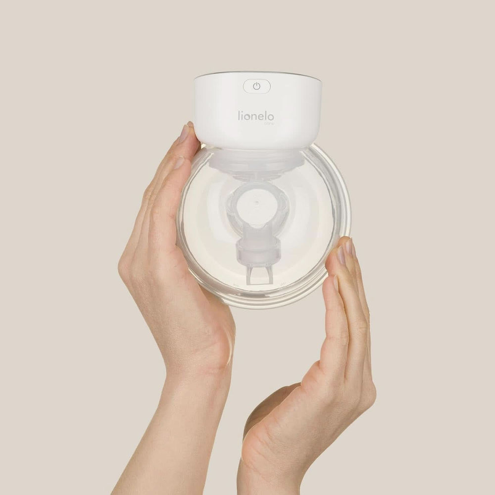 Einfache elektrische Muttermilchpumpe LIONELO Fidi Free 180 ml, tragbare Pumpe mit 2 Phasen, energiesparend 9 Stufen, 3 Größen von Silikontrichtern Timer Zubehör Essen und Stillen Bebe Naty Shop