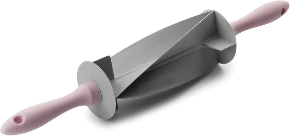 RODILLO CORTADOR DE Croissant, Kunststoff, grau/rosa, 18 x 18 x 10 cm