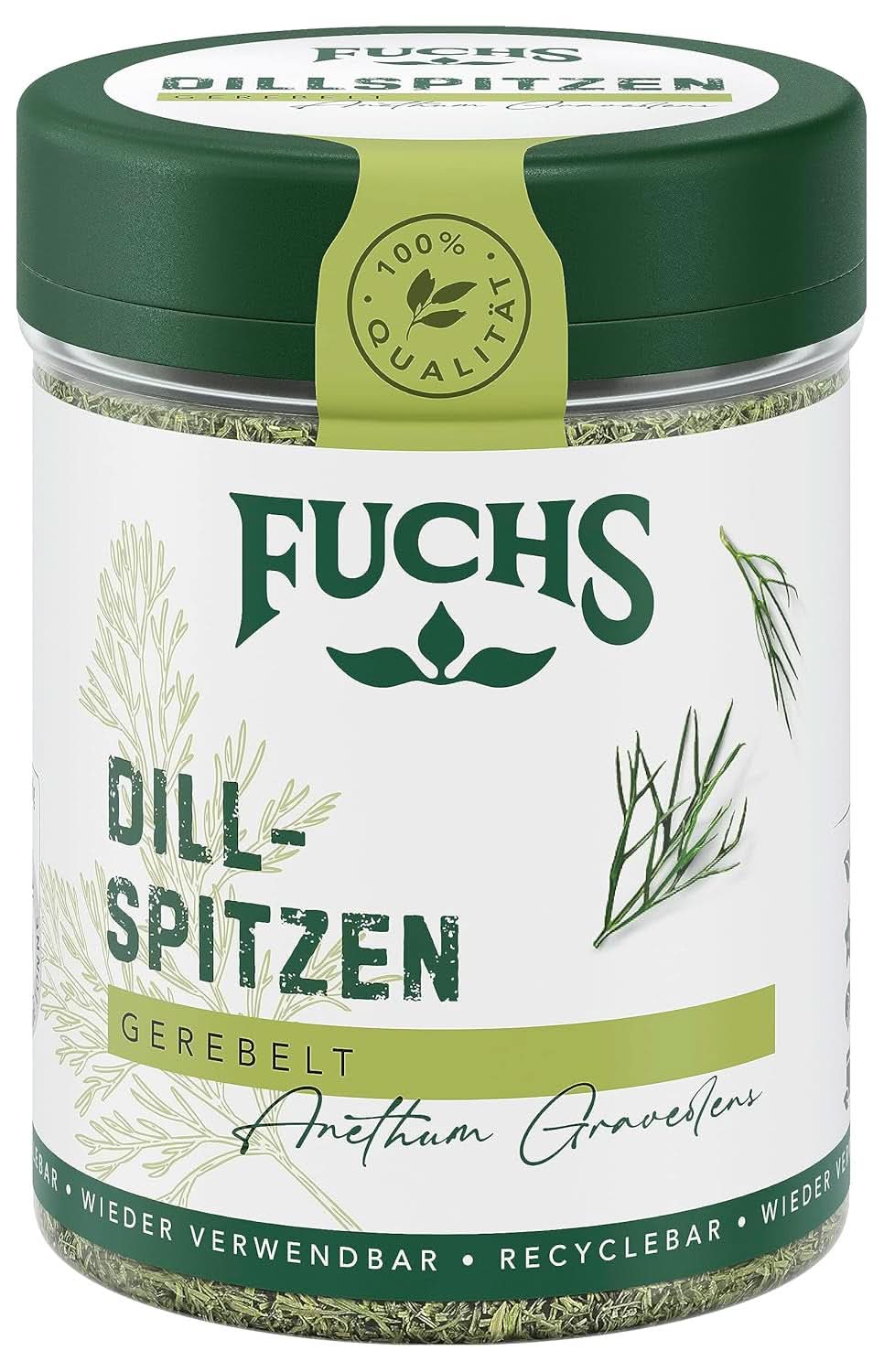 Fuchs gehackter Dill, 20 Gramm Condimente Naty Shop