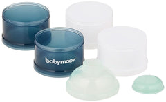 Babymoov Milchpulver-Portionierer, Arctic Blue, 4 Fächer Zubehör Essen und Stillen Bebe Naty Shop