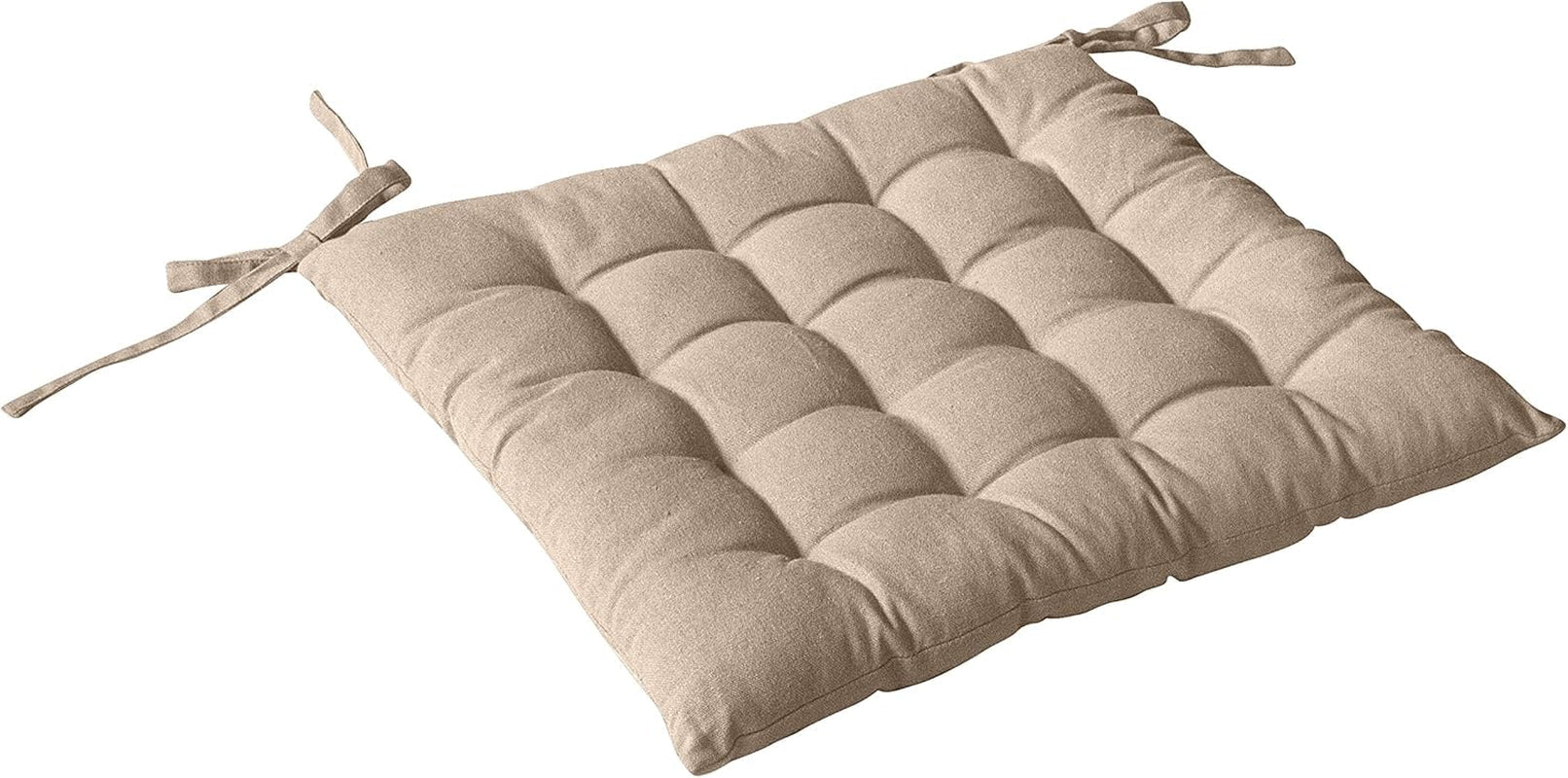 Steppdecke mit 4 Noppen, Jute, 90 x 190 cm, Ton, 2007AGCHLJT090190, 90 x 190 cm Steppdecken und Steppdecken Naty Shop Natura