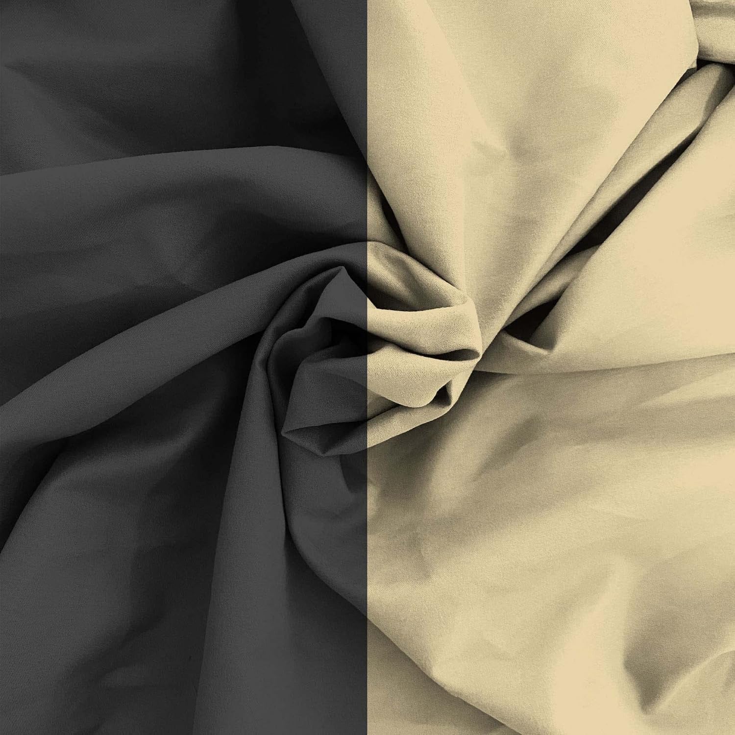 Italienische Bettwäsche Estivo Doppelbett, Mikrofaser, Kastanie/Grau, 260 x 270 cm Steppdecken und Steppdecken Naty Shop