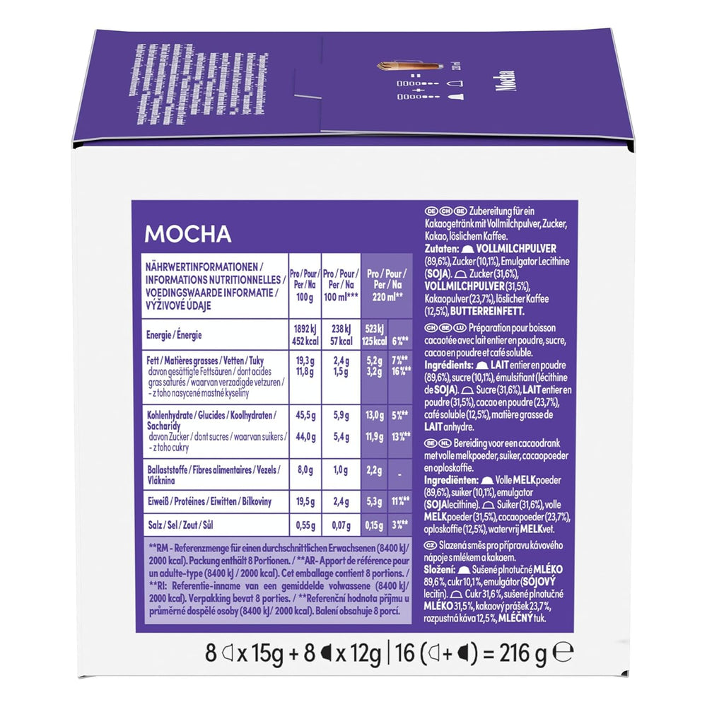 NESCAFÉ DOLCE GUSTO Mocha Kaffeekapseln 3er Pack (3 x 16 Kapseln)