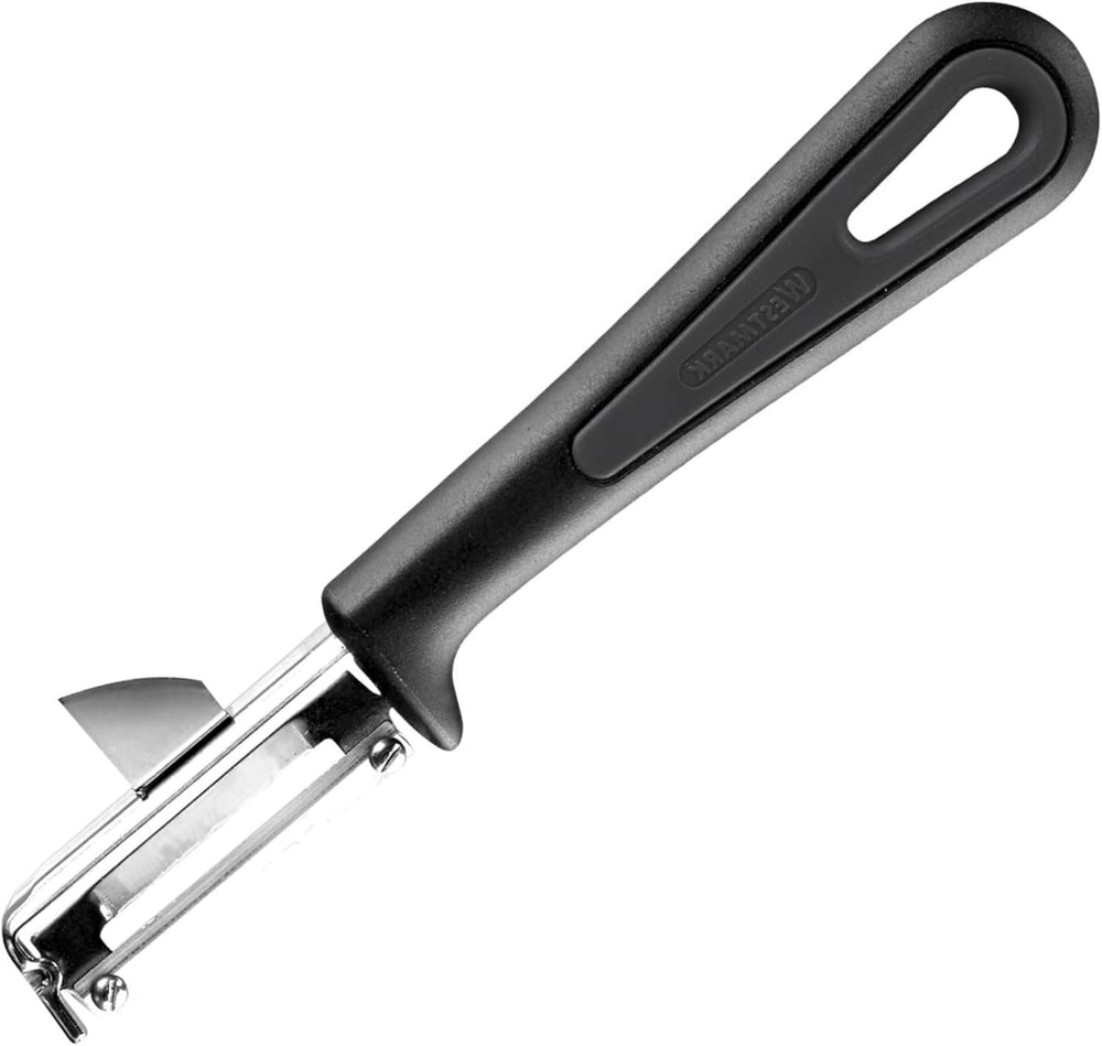 Westmark 29092270 Sparschäler Gallant, Pp/Tpe/Edelstahl, Schwarz / Rot, 16,5 x 3,7 x 2 cm Schäler Naty Shop Gentle (für Linkshänder)