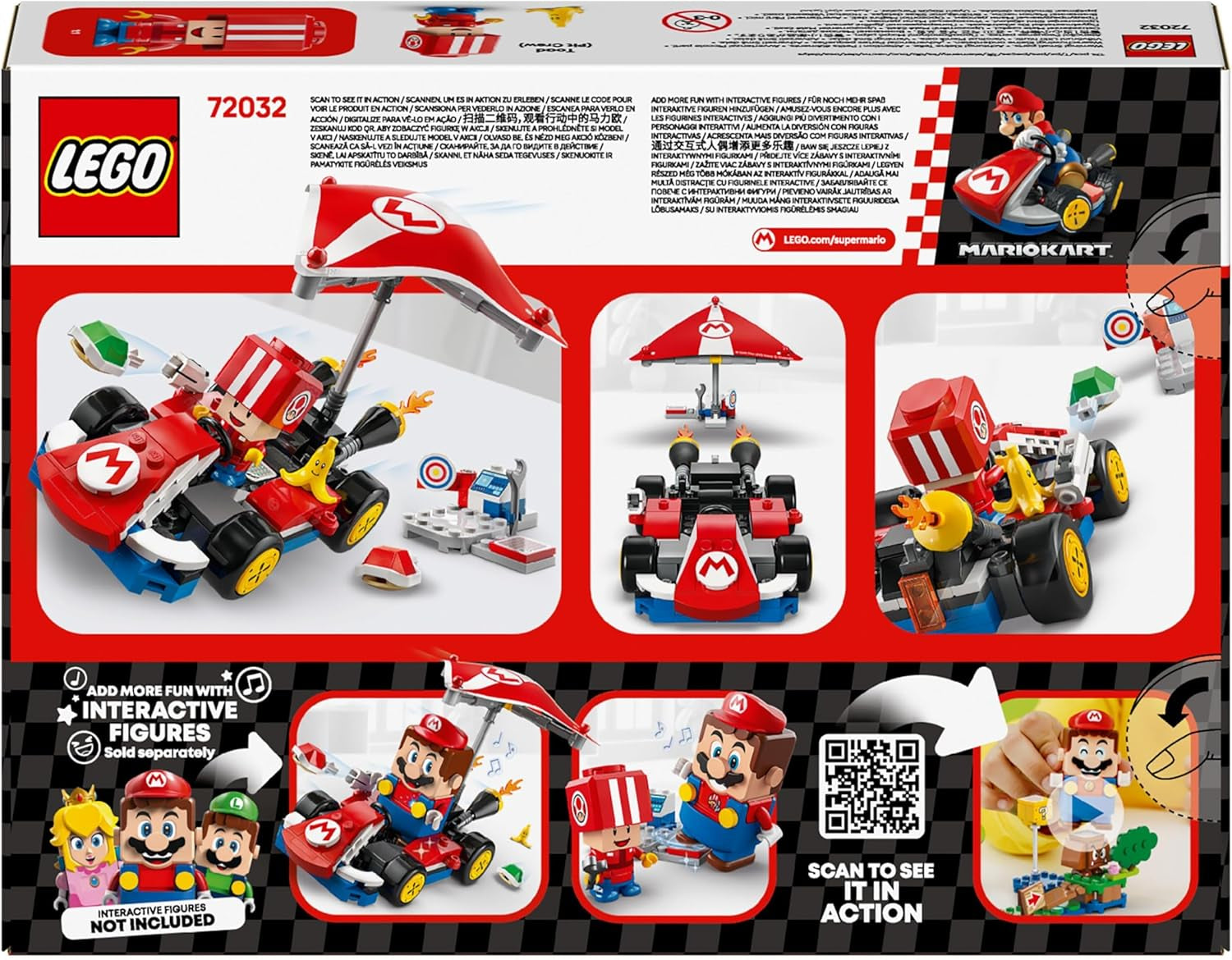 LEGO Super Mario: Mario Kart – Standard-Kart, Nintendo-Kollektion, Geschenk für Kinder, ermöglicht Jungen, Mädchen und Spielern ab 7 Jahren das eigenständige Spielen, Abenteuerspielzeug mit Krötenfigur 72032 Bausätze Besuchen Sie den LEGO-Store