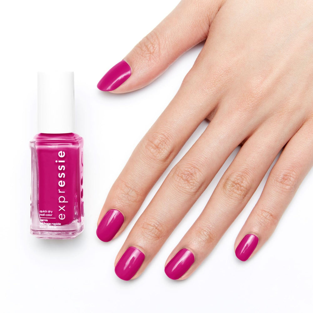 Essie Schnelltrocknender Nagellack „Expression“, vegane Formel ohne tierische Inhaltsstoffe, Nr. 545 Power Moves, Pink, 1 x 10 ml