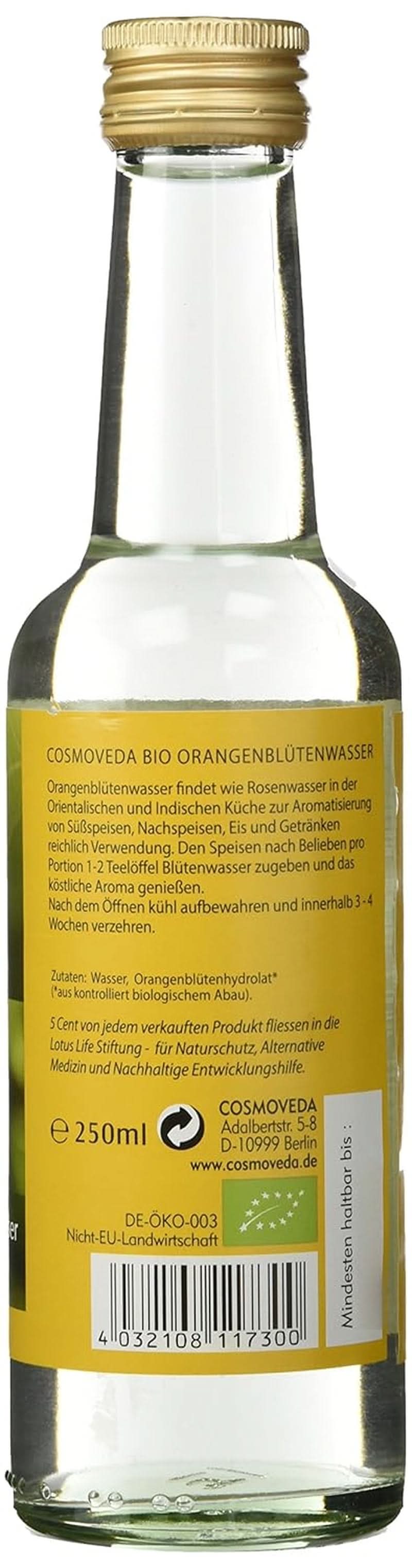 Orangenblütenwasser, 250 ml Aromen Naty Shop