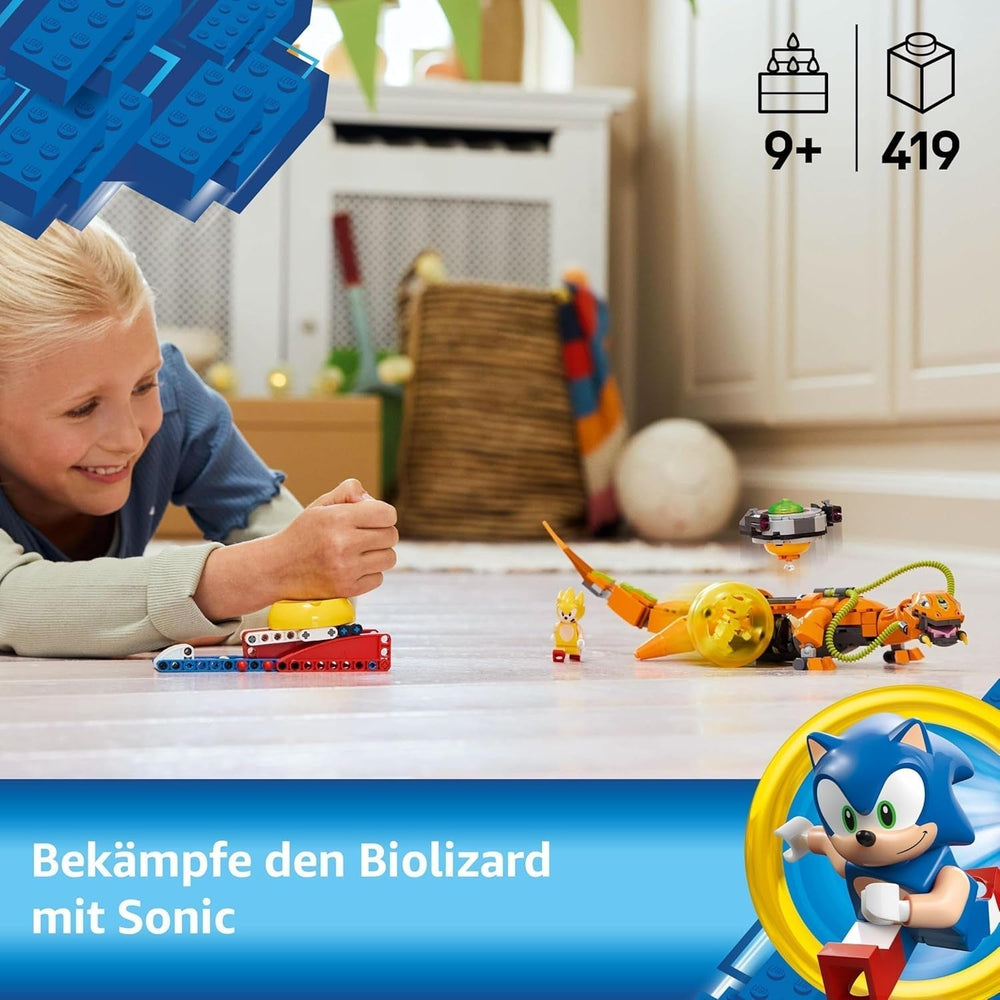 LEGO Sonic the Hedgehog Super Shadow Vs. Biolizard, Gamer-Spielzeug, Geschenk für Jungen und Mädchen, Sammelspielset für Kinder und Videospielfans, mit Charakterfiguren 77003 Bausets Besuchen Sie den LEGO-Store