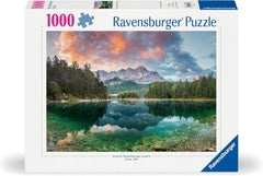 Ravensburger Puzzle 12000358 1000 piese - Zugspitze Am Eibsee - Puzzle pentru adulți și copii de la 14 ani, Puzzle cu motiv de peisaj, [Exclusiv la Amazon] Puzzle Naty Shop