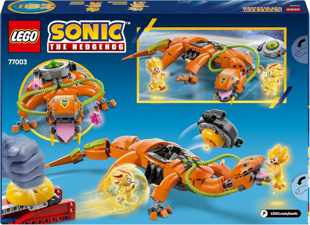 LEGO Sonic the Hedgehog Super Shadow Vs. Biolizard, Gamer-Spielzeug, Geschenk für Jungen und Mädchen, Sammelspielset für Kinder und Videospielfans, mit Charakterfiguren 77003 Bausets Besuchen Sie den LEGO-Store