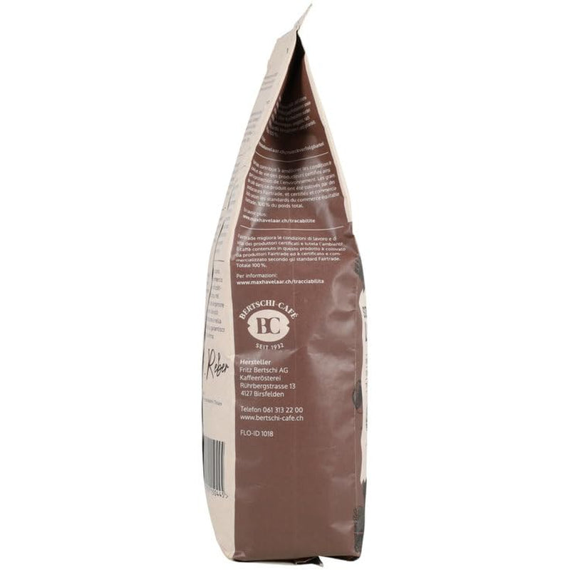 Sombrero Latino Lover 500g boabe întregi, prăjire intensă, 50% Arabica/50% Robusta, aromă fructată-nucioasă-picantă, Fairtrade