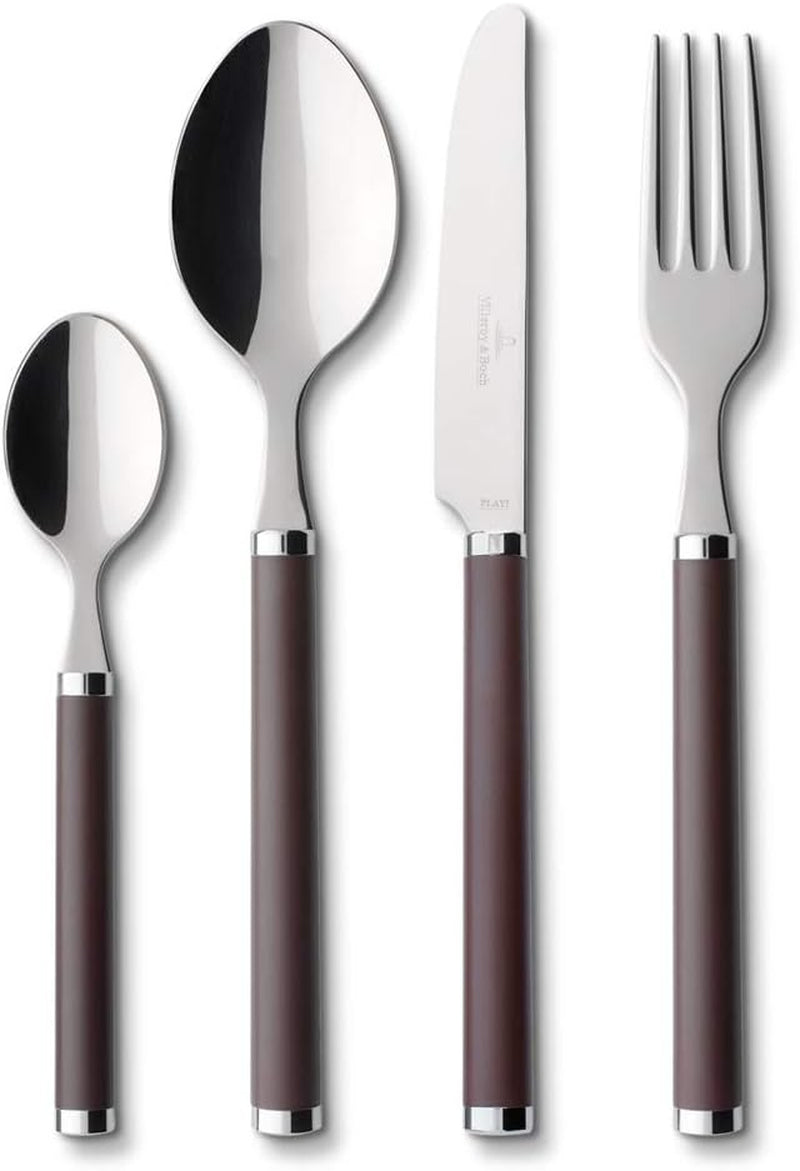 Set de tacâmuri Villeroy & Boch Play Green Garden, 24 piese, 6 persoane Bucatarie Naty Shop Maro 24 piese