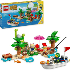 LEGO Animal Crossing Käptens Island Boat Tour, kreatives Spielzeug für Kinder mit 2 Minifiguren aus der Videospielserie inklusive Huschke, Geschenk für Mädchen und Jungen ab 6 Jahren 77048 Bausets Besuche den LEGO-Store Single