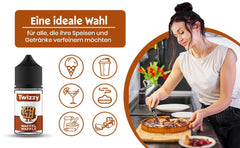 Twizzy Waffel-Lebensmittelaroma – 30 ml – Intensives Aroma – Ideal zum Backen Arome Naty Shop
