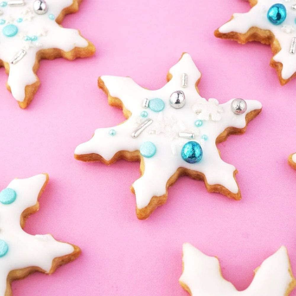 Super Streusel, Sprinkles Fulgi de zăpadă, 90 grame Sprinkles Naty Shop