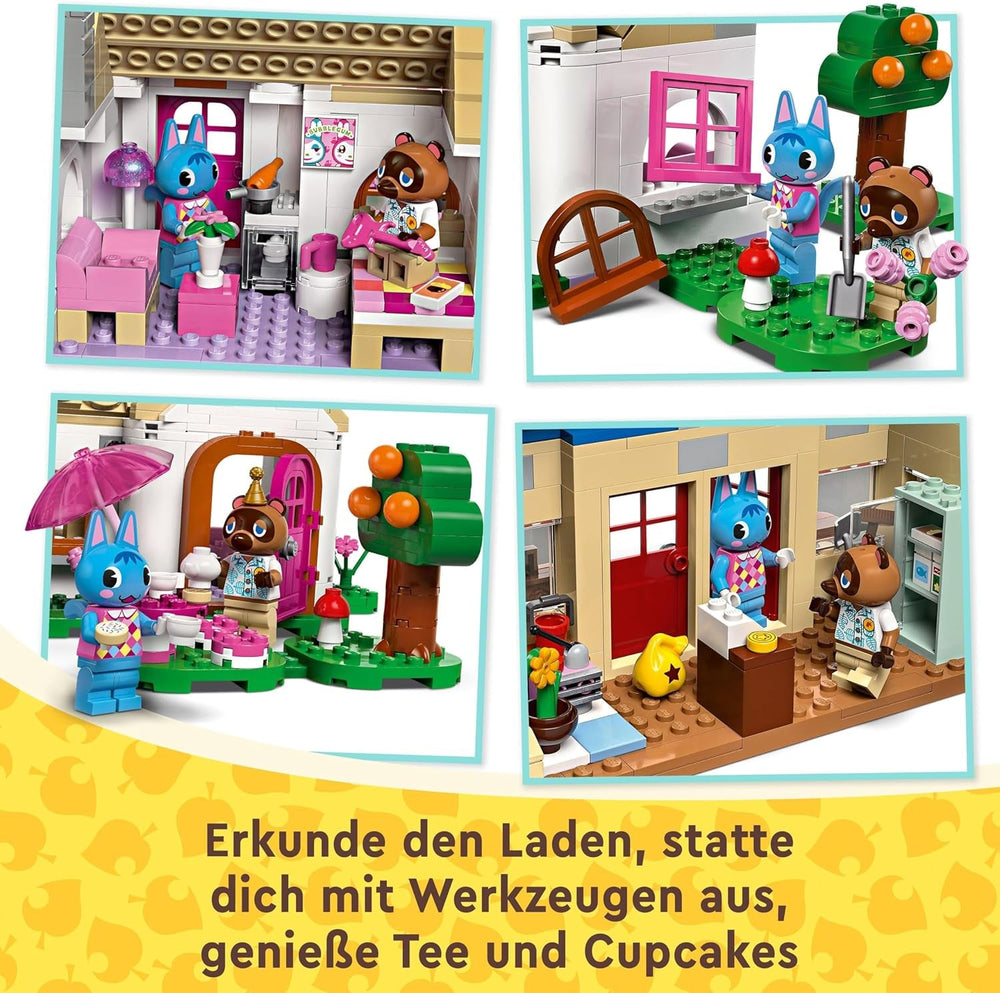 LEGO Animal Crossing Nook's Shop und Sophie's House Set, kreatives Spielzeug für Kinder mit 2 Minifiguren aus der Videospielserie, Geschenk für Mädchen und Jungen ab 7 Jahren 77050 Bausets Besuche den LEGO-Store