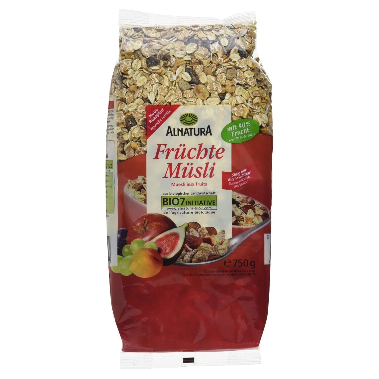 Müsli mit Bio-Früchten, 750g