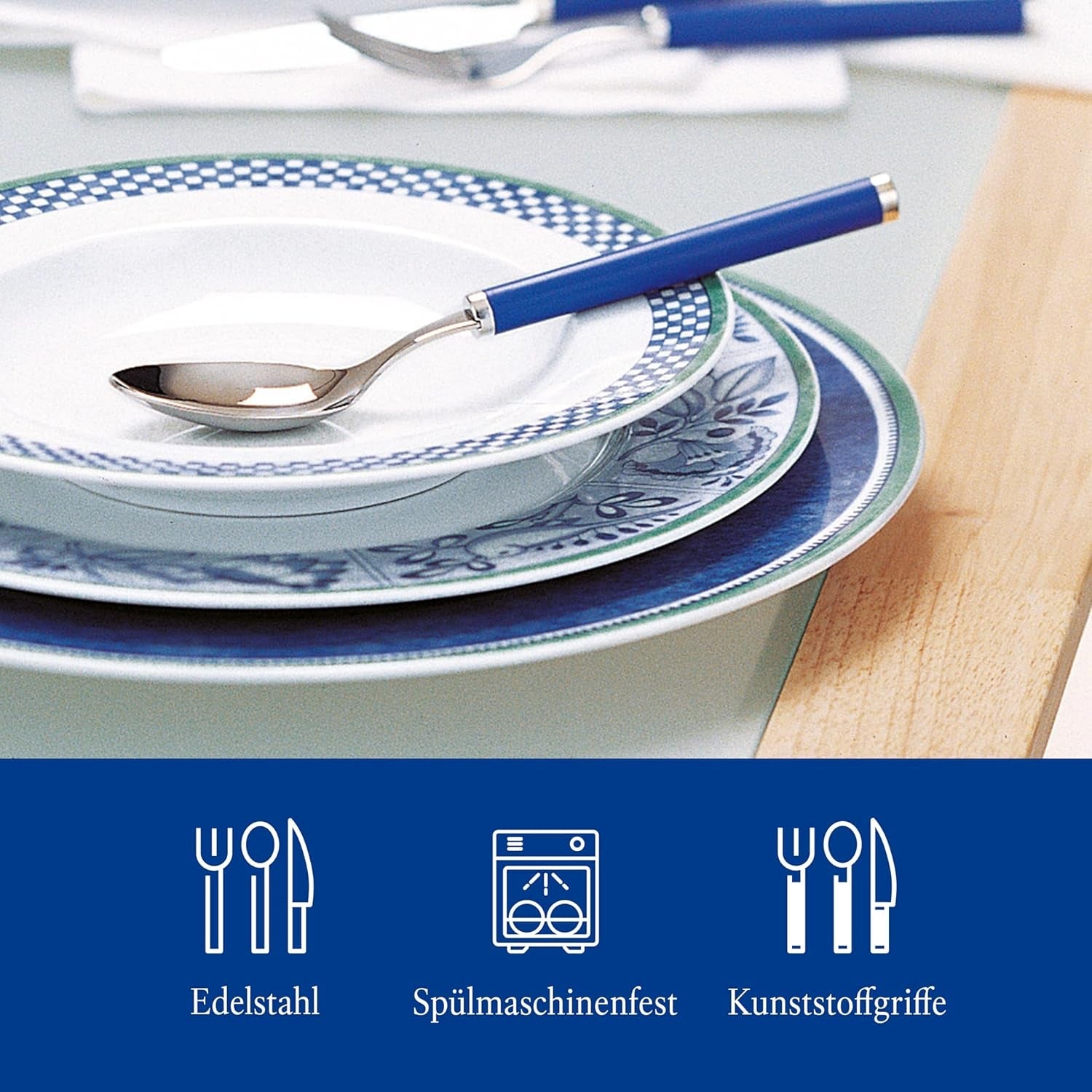 Villeroy & Boch - Spielen! Blue Ocean Besteck, 30-teiliges Set Kitchen Naty Shop