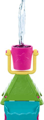 Barbie Skipper Erste Jobs Puppe und Accessoires - Erste Arbeitswelterfahrung im Wasserpark mit echter Wasserrutsche, Zubehörteile, für Kinder ab 3 Jahren, HKD80