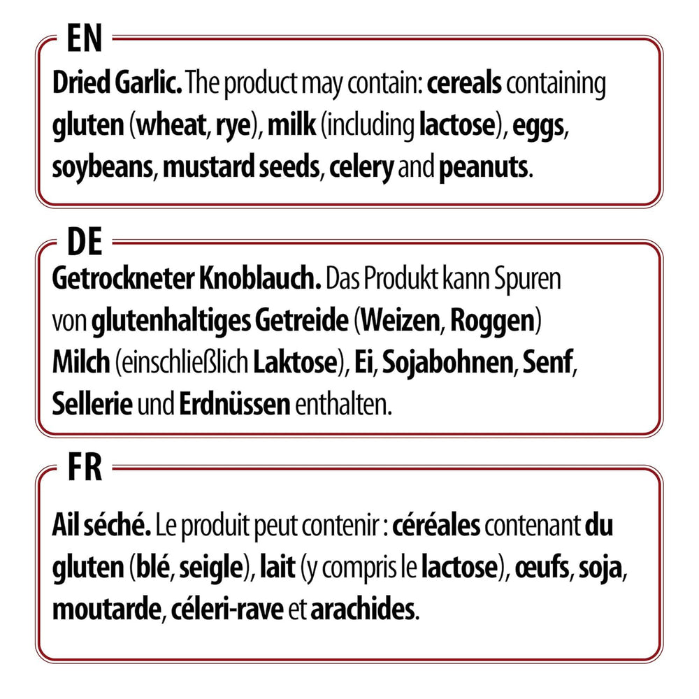 Prymat Getrockneter Knoblauch granuliert 1,05 kg – Aromatisches Knoblauchgranulat zum Würzen von Fleisch, Fisch, Gemüse, Saucen, Dips & Marinaden – intensiv im Geschmack – ohne Zusätze
