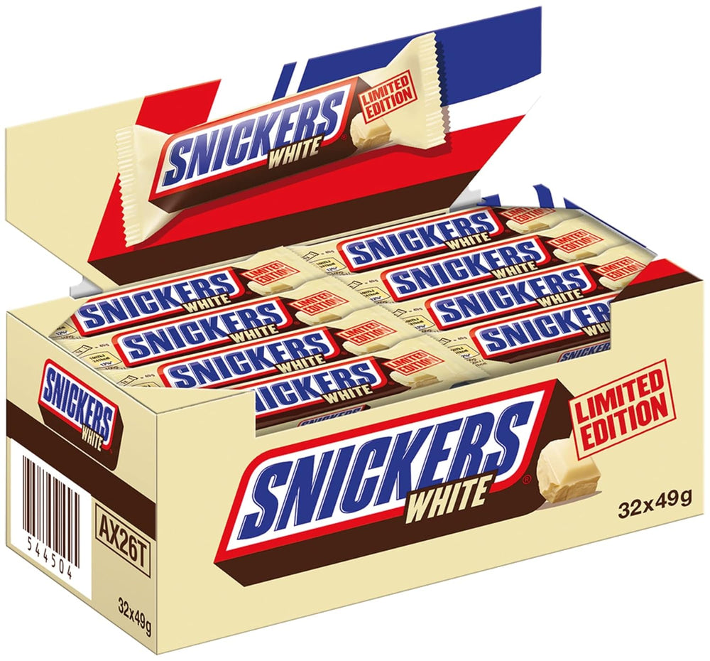 Eine große Schokoladenpackung mit 32 Tafeln à 50 g.