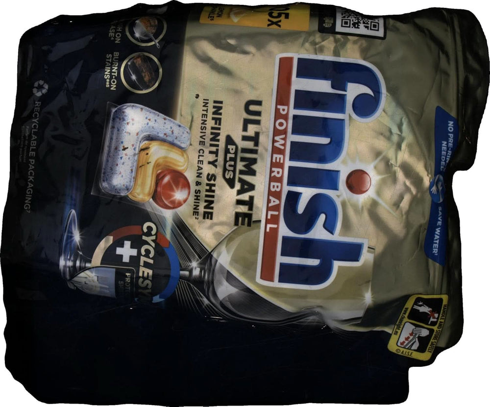 Finish Ultimate plus Infinity Shine Citrus Dishwasher Tabs – Tabs für die Spülmaschine, Intensivreinigung – 105 Kapseln, Zitrone Naty Shop