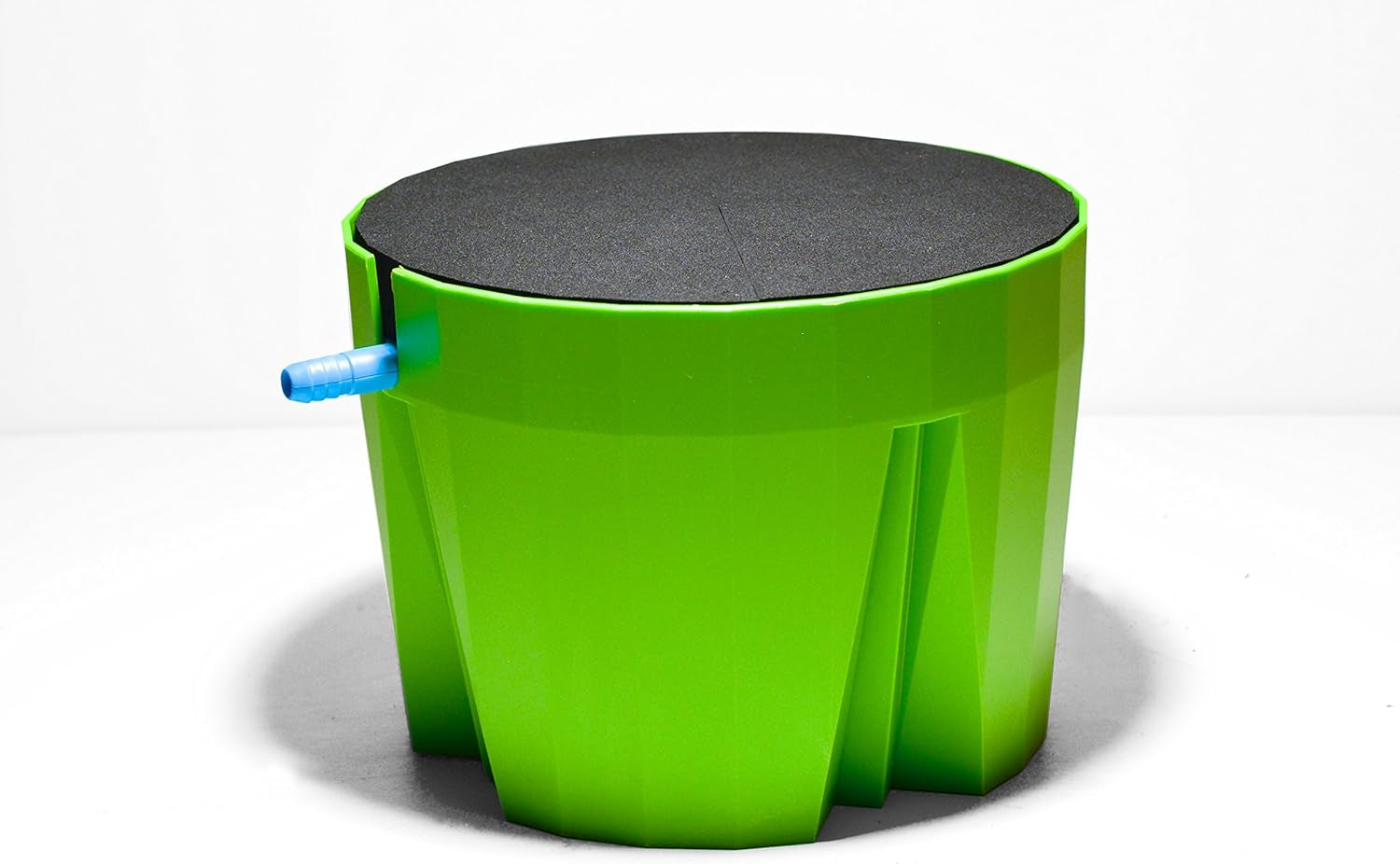 Hydro Farmer, 19-teiliges Topfset Ø 18 cm (grün), Anzuchtsystem inklusive 4 Töpfe, 4 Bewässerungsringe, 4 Deckel, Adapterset und 2 m Schlauch, Hydrokultur, Aeroponik