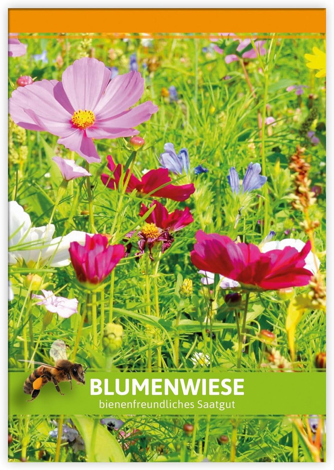FORTUS Wildblumenwiese Partygeschenke (100 Stück) | Blumensamenmischung für Bienen und Insekten als Dankeschön und Werbegeschenke