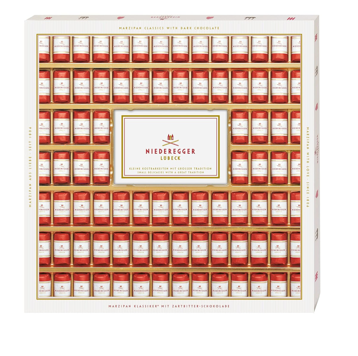 Niederegger Classics Geschenkpackung hochwertiges Marzipan 1er Pack (1 x 1075g)