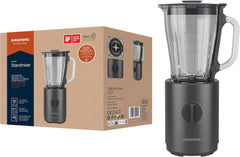 Grundig Delisia Novus SM 7140 Professioneller Standmixer, 1,5 Liter, 800 Watt, 6-Fach Edelstahlmesser Mit Zirkonium-Beschichtung, 5 Geschwindigkeitsstufen + Pulse-Funktion, Dark Inox/Edelstahl Kitchen Naty Shop