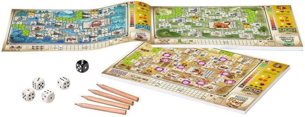 Ravensburger 27270 – Dungeons, Dice and Danger, Alea-Strategiespiel, Würfelspiel für Erwachsene, Roll- und Schreibspiel für Kinder ab 12 Jahren