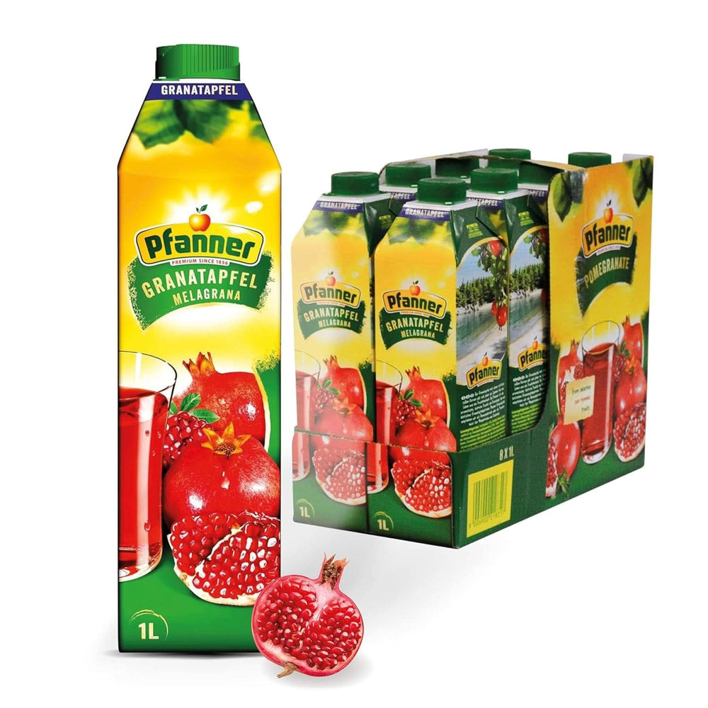 Pfanner Nectar de fructe cu căpșuni (8 X 1 litru) - 30 % conținut de fructe - băutură de căpșuni Naty Shop Rodie