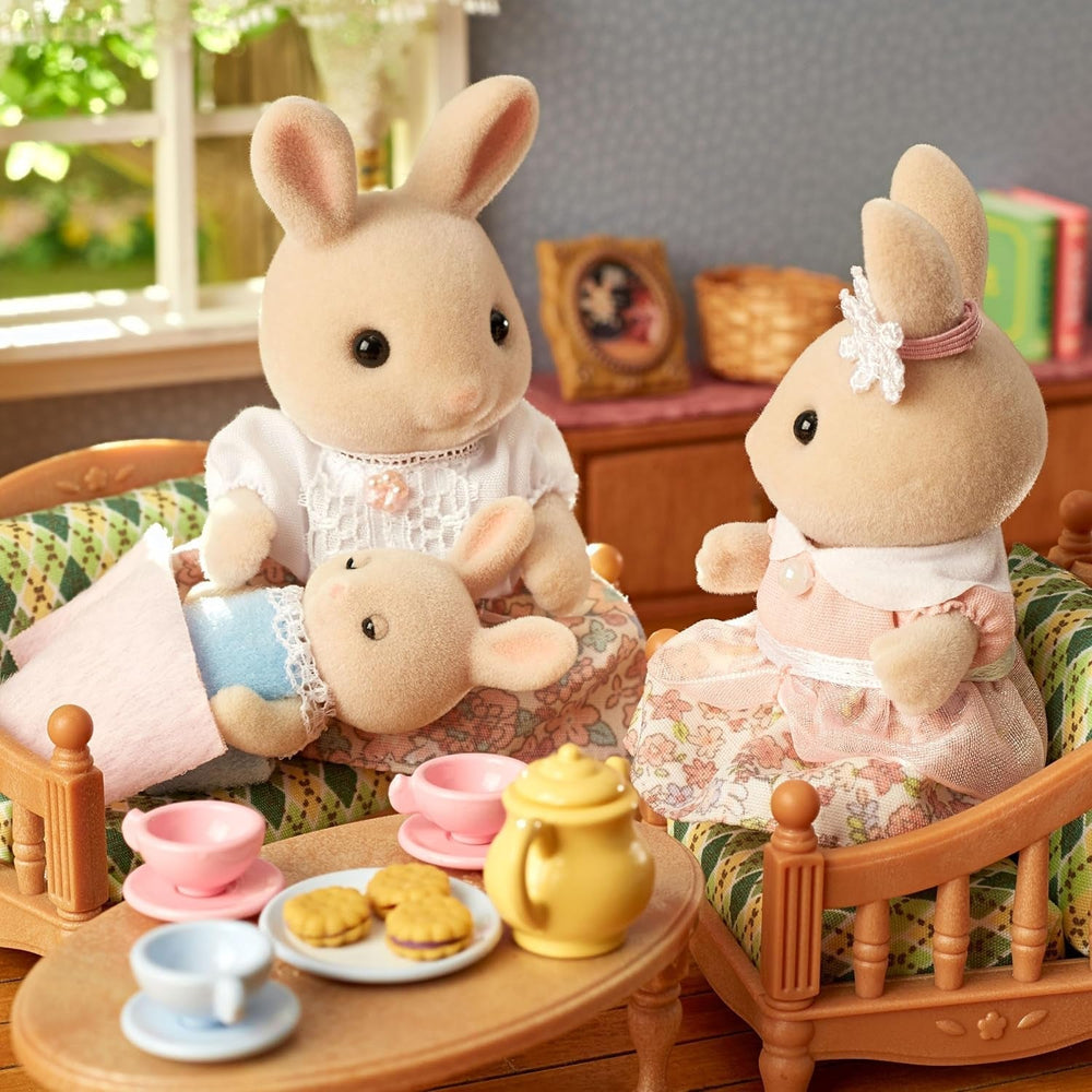 Sylvanian Families L5706 Familia Milk Bunny - Figuri pentru casa de păpuși Papusi Naty Shop