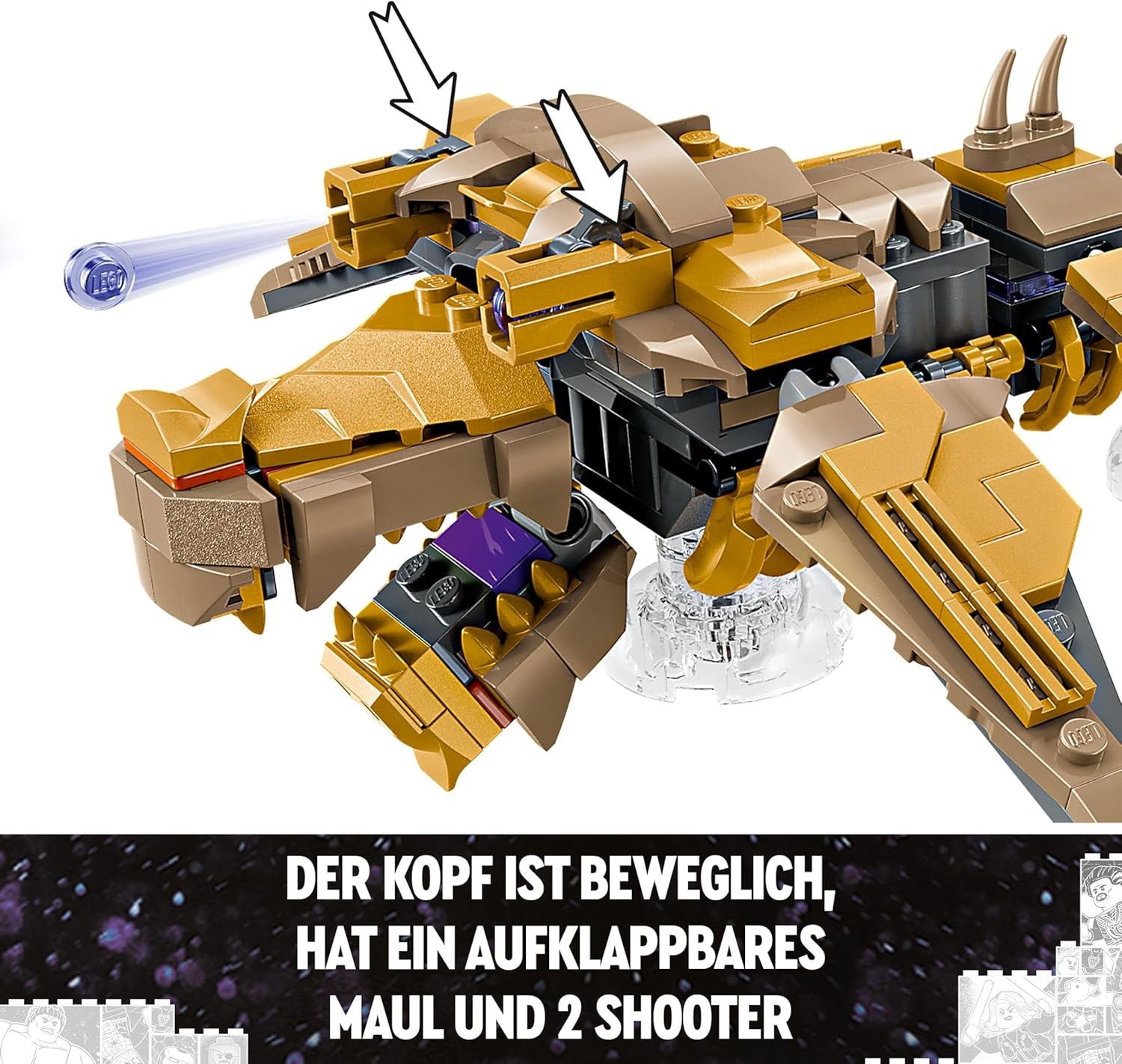 LEGO Marvel Avengers Vs. Leviathan-Bauspielzeugset mit Hulk und Captain America, Loki, Black Widow und Chitauri als Minifiguren. Avengers-Spielset für Jungen und Mädchen ab 7 Jahren. 76290 Bausets. Besuchen Sie den LEGO-Store