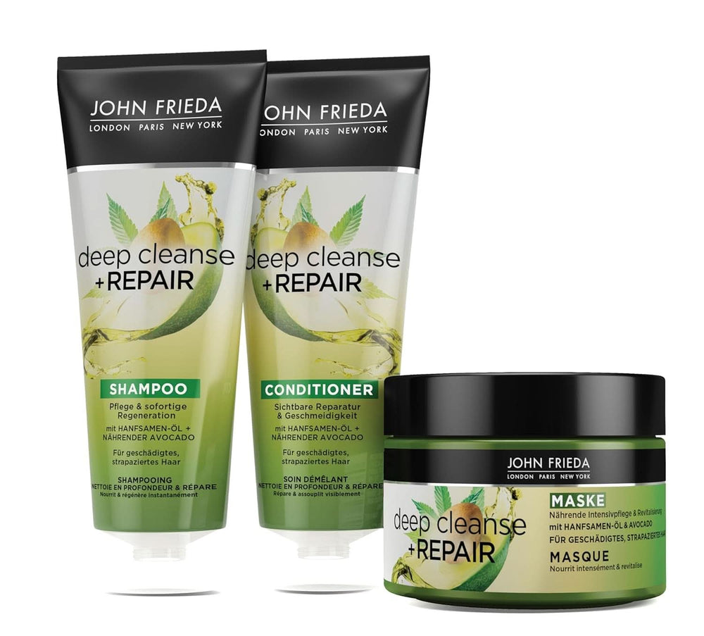John Frieda, sampon reparator pentru par deteriorat Detox+Repair, 250 ml Duș și baie Naty Shop