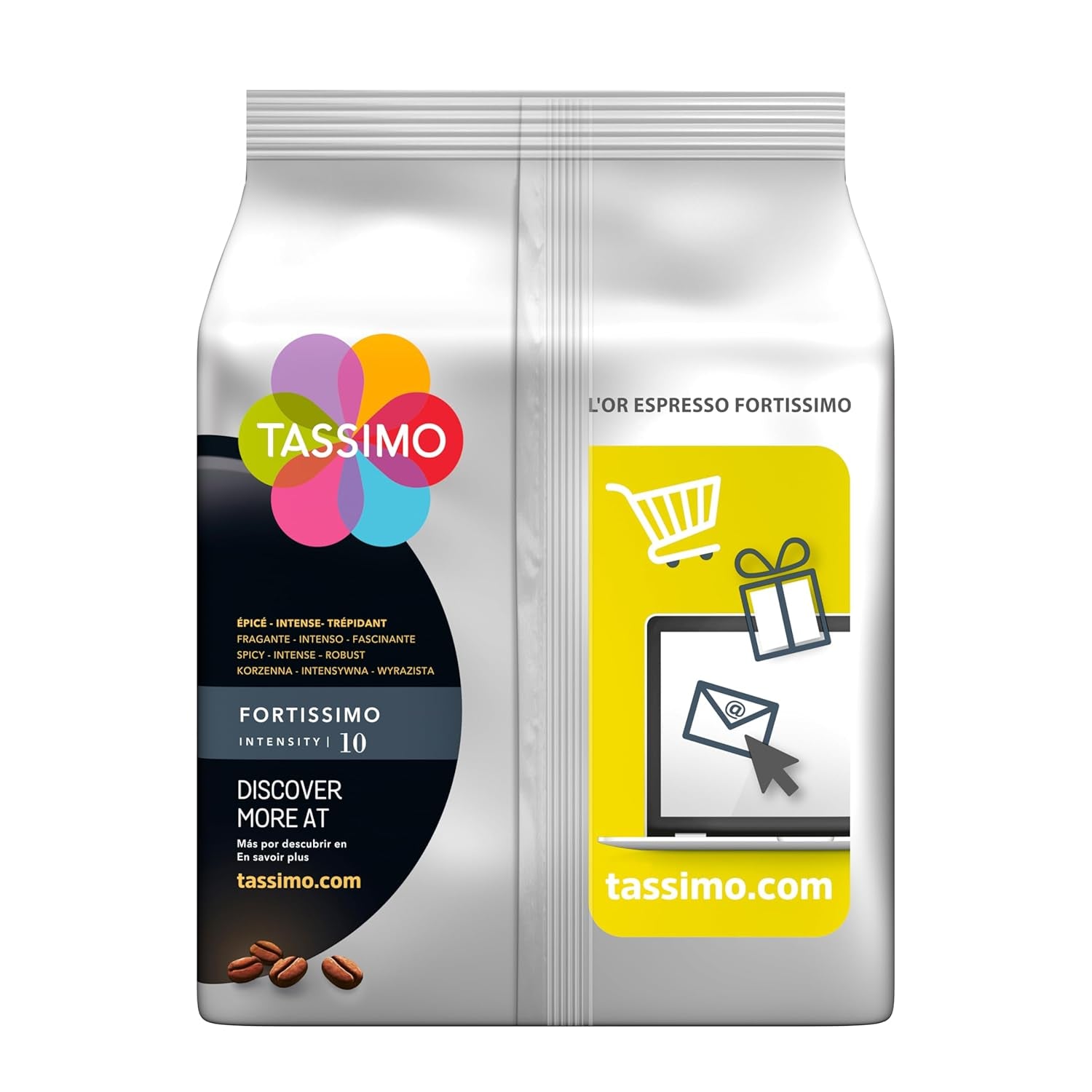 Tassimo Kapseln L'OR Espresso Fortissimo, 5 x 16 Pads, 80 Kaffeekapseln